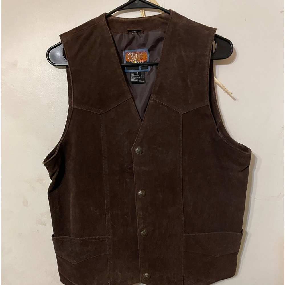 Leather vest
